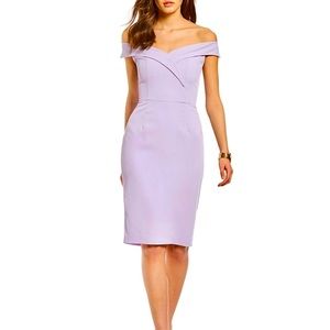Gianni Bini | Lori Off the Shoulder Sheath Dress in Lilac